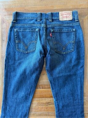 Levi's Dark Blue Slim Straight woman’s Jeans